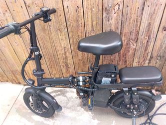 Folding Electric Bike with Dual Seats