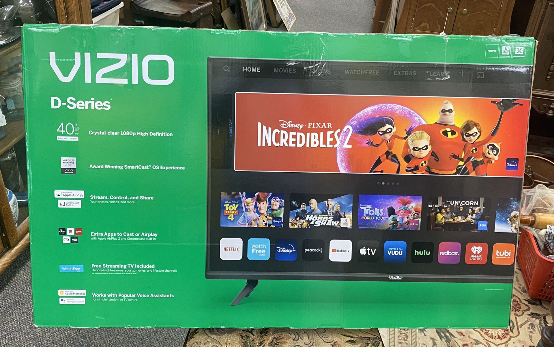 New Vizio 40 Inch Flat Screen