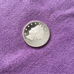 2 Troy Ounce 99.9% Silver Proof Liberty Round