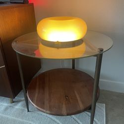 Glass Table - Lamp Not Included 
