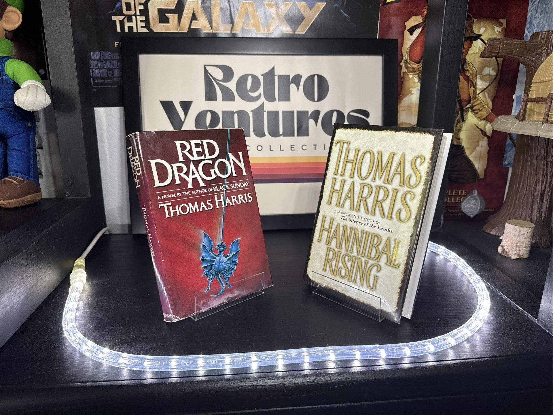 Red Dragon Thomas Harris 1981 Hardcover Dust Jacket w 2006 Hannibal Rising VG