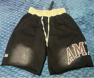 Amiri Varsity Logo Sweat Shorts