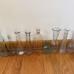 Assorted Glasses/Vases