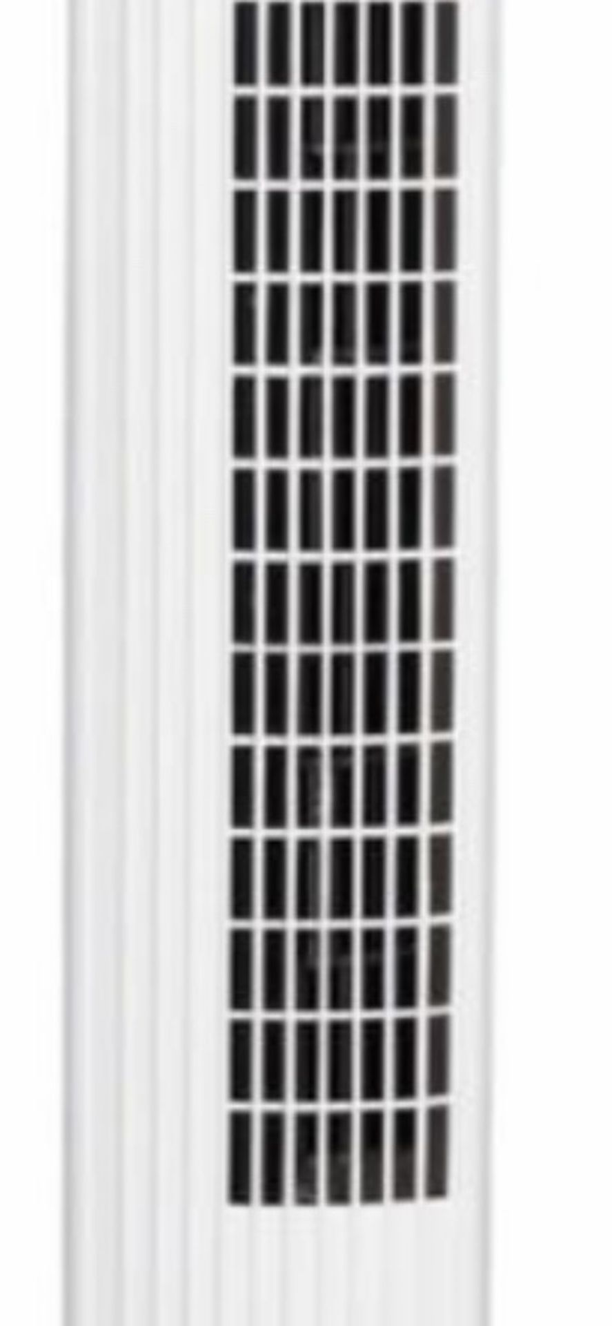 28 in. White Oscillating Tower Fan with 3 Wind Speeds