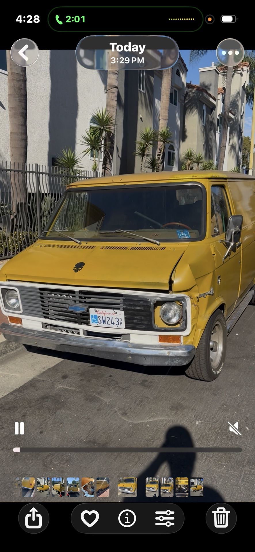 1972 Chevy G10 Shorty Van. New 350 Motor