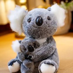 New Cute Koala Bear Stuffed Animal Plush Coala Doll Toys 11.5 inches (Mum&Baby)