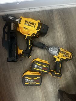 Dewalt Nail gun and Impact drill