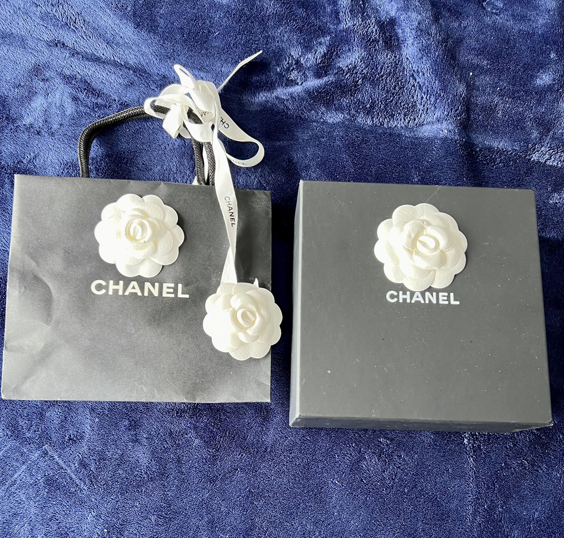 Chanel Box & Shopping Bag