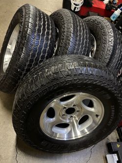 Tire and wheels