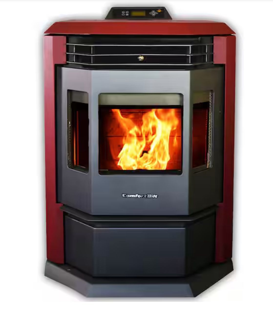 ComfortBilt HP22 Pellet Stove 2800 sq ft EPA Certified in Burgundy