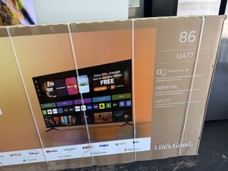 86”LG HDr10 4K SMART TV
