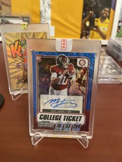 mac jones college ticket /27