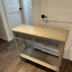 Elegant Console Table, Accent Color 