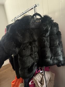 Fur Black Jacket