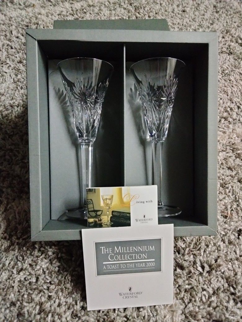 Waterford Crystal Toasting Flutes