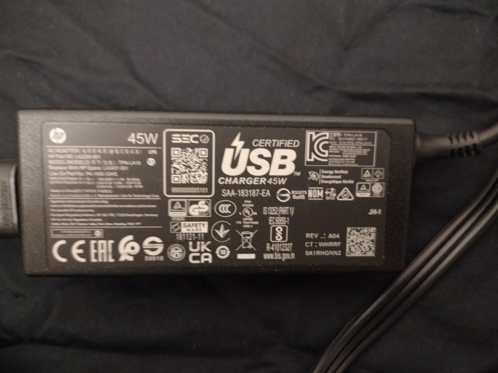 Genuine HP Original AC Adapter 45W USB-C L42206-001