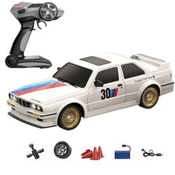 1/16 E30 RC Car - Retro Sports High-Speed 2.4G 4WD Hobby Model | Adult Collectible Gift (1/16 White E30)