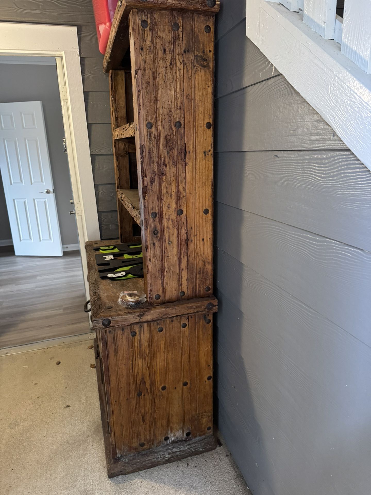 Solid Wood Hutch Imported from Mexico- Artisan