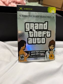 GTA III & Vice City Rockstar Games Double Pack Xbox – 1 SEALED – Complete w/ Box