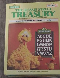 Vintage 15-Volume Sesame Street Treasury Collection published in 1983