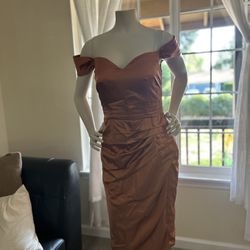 Youth Size Small Satin Dress 