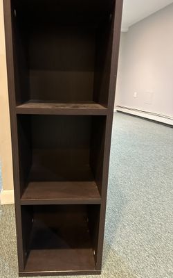 Dark Chocolate Brown Furniture Shelf Organize