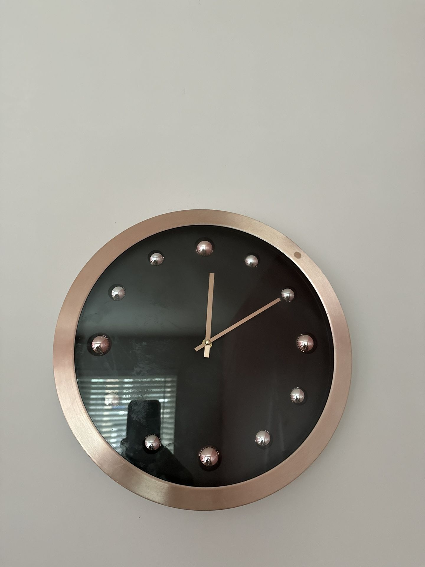 Rose Gold Clock 
