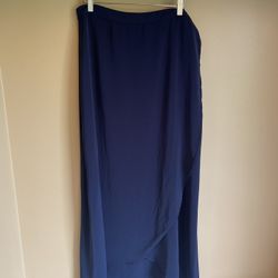 FREE! Long Flowy Blue Skirt Size XL