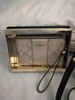 Patricia Nash & Coach wristlet