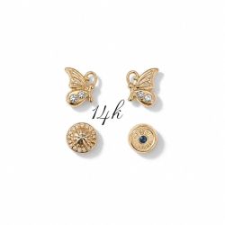 14k Gold Baby Earrings