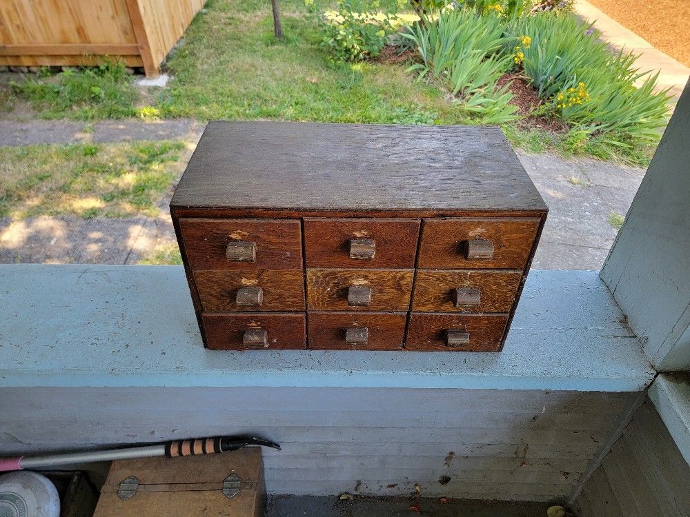 Vintage Multi Drawer Apothecary Cabinet.