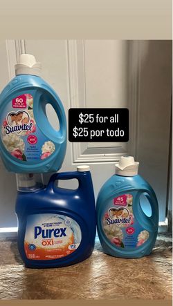Purex Laundry Detergent & Suavitel Fabric Softener Bundle