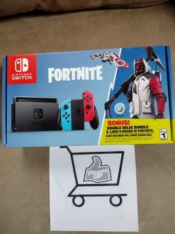 Brand New Nintendo Switch Fortnite Double Helix Bundle + 1000 V-BUCKS SUPER RARE