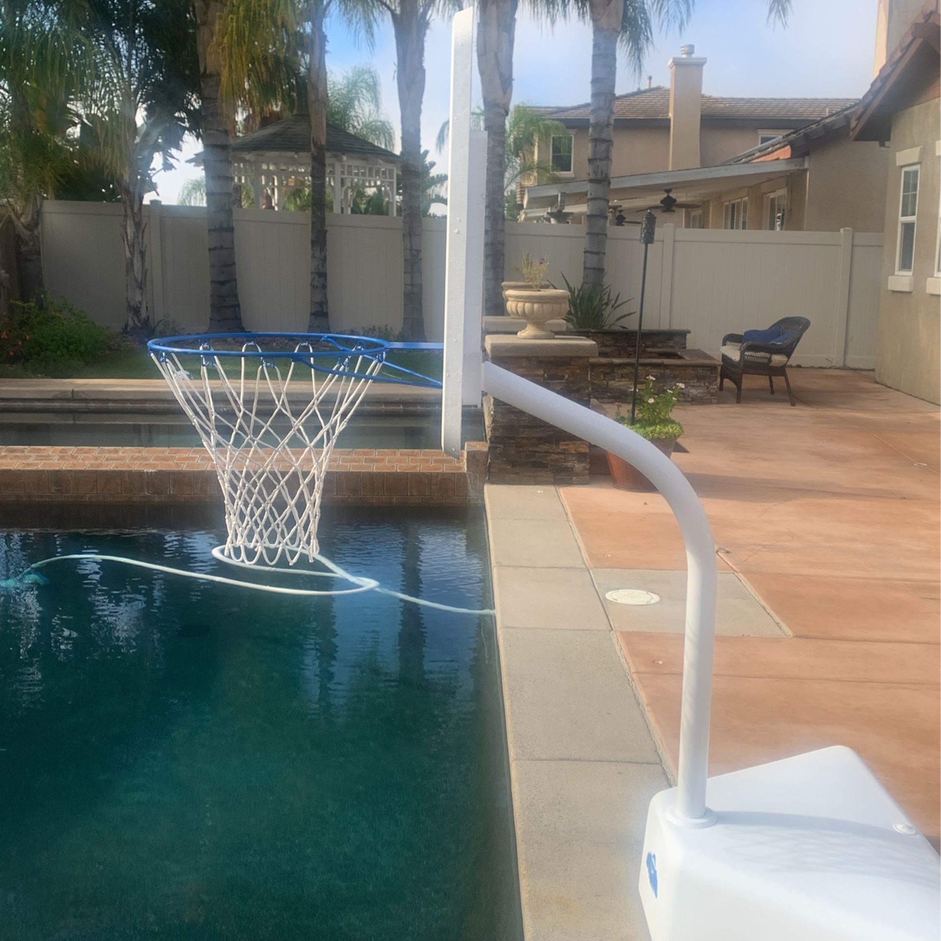 Pool Basketball hoop