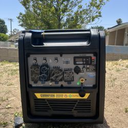 Champion 6500-Watt Recoil Start Gasoline and Propane Powered Dual Fuel Inverter Portable Generator w/ CO Shield, Quiet Technology