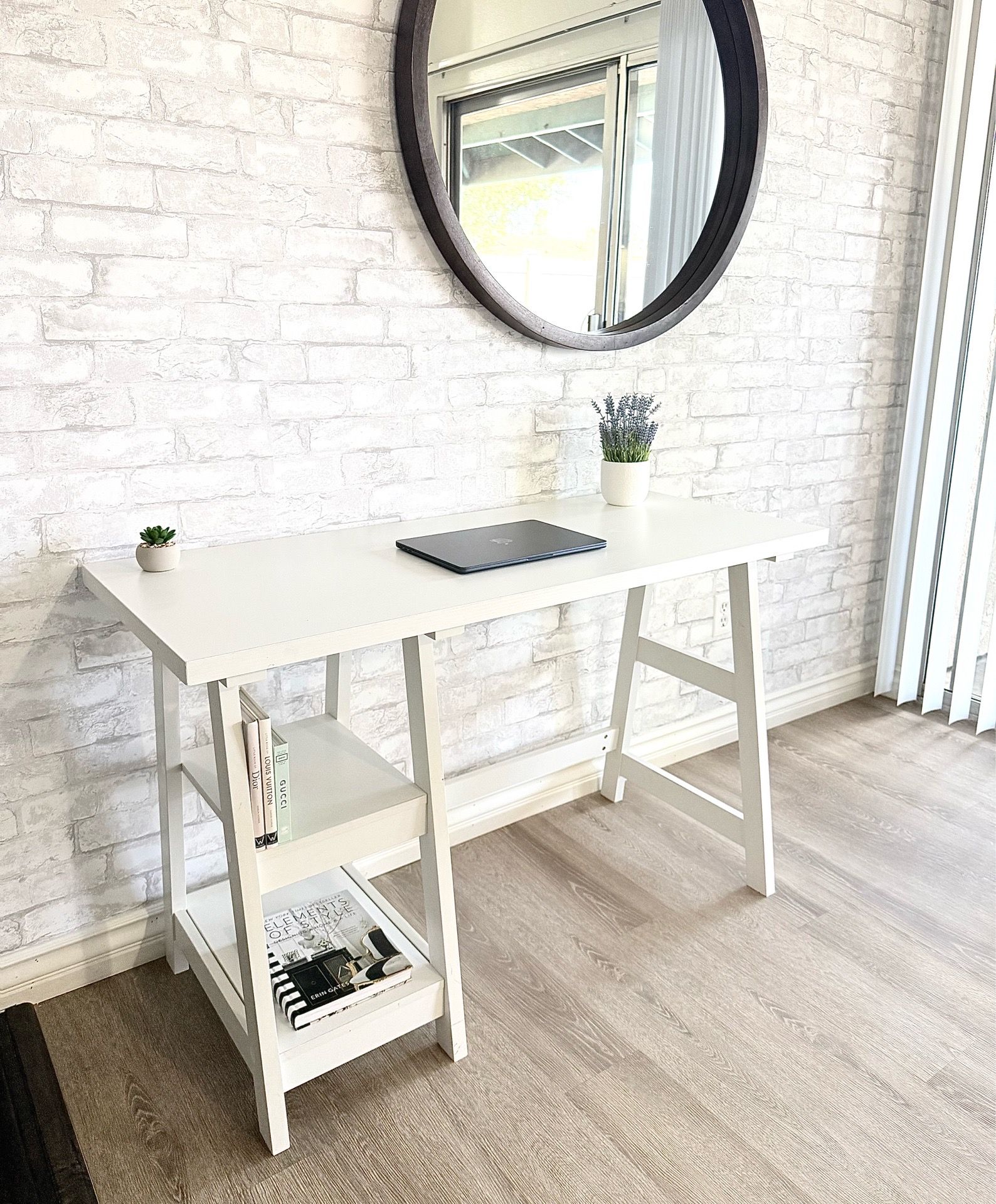 Modern White Desk