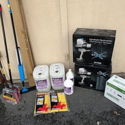 Cleaning, Disinfectant And Sanitizing Supplies