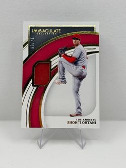 Shohei Ohtani Immaculate  Patch Card /99