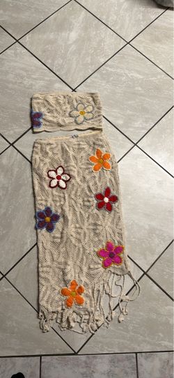 Two piece knitted set for women