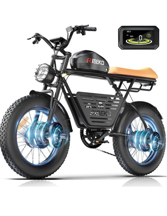 Electric Cruiser Bike Dual Motor 1500W 35MPH