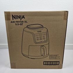 Ninja | XL Single Basket Air Fryer | 5.5 QT Capacity fits 3lbs of Wings | 5-in-1Air Fry, Roast, Bake,Reheat & Dehydrate |Dishwasher Safe Parts & Recip