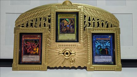 Yu-Gi-Oh! Millennium Themed Card Frame / Plaque (Featuring Egyptian God Cards)