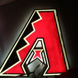 Big Lighted A. Its About 6 Feet Tall And About 4 Feet Wide