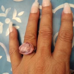 Wrapped Wire Stone Rings Sizes 8-9