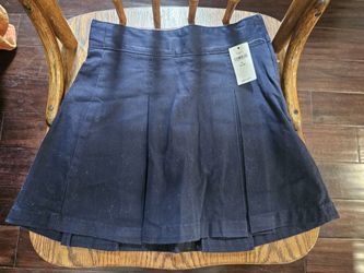 Girl's Navy Uniform Skirt