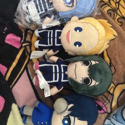 My Hero Academia plushies 
