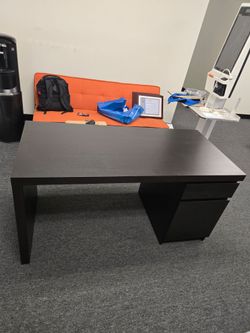 IKEA Malm Black-Brown Office Desk