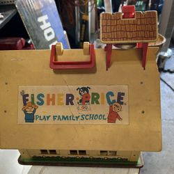 Vintage Fisher Price School Toy