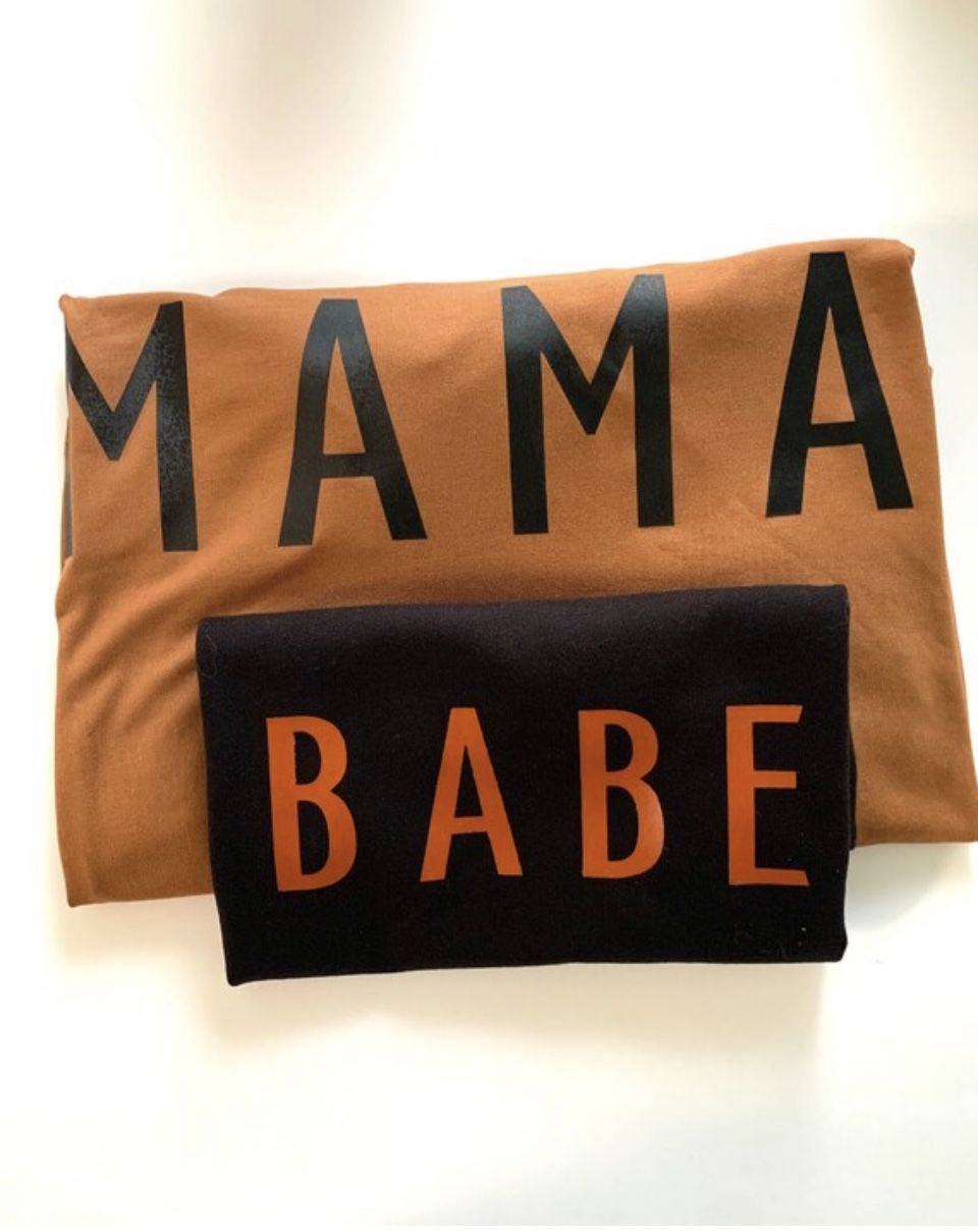 Mom and Baby T-shirt set
