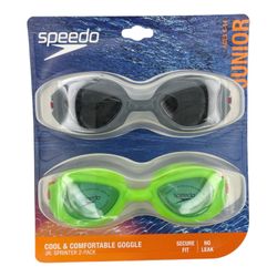 Speedo kids swim goggles 2pack Junior 6-14